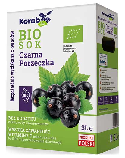 Blackcurrant juice BIO premium (NFC)