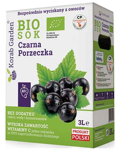 Sok z czarnej porzeczki BIO premium (NFC)